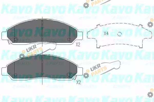 Тормозные колодки KAVO PARTS KBP-3513