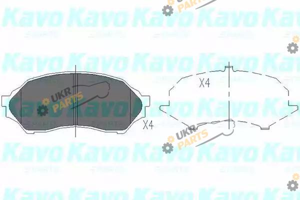 Тормозные колодки KAVO PARTS KBP-4505