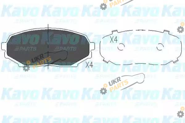 Тормозные колодки KAVO PARTS KBP-4521