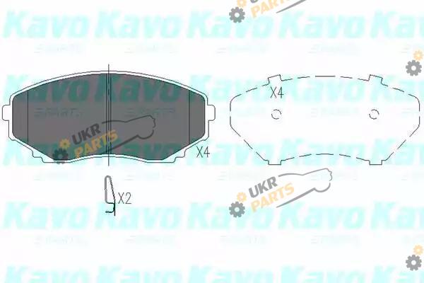 Тормозные колодки KAVO PARTS KBP-4530