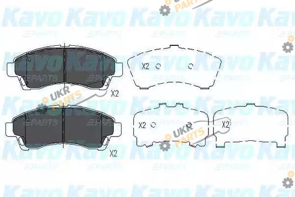 Тормозные колодки KAVO PARTS KBP-4534