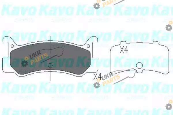 Тормозные колодки KAVO PARTS KBP-4535