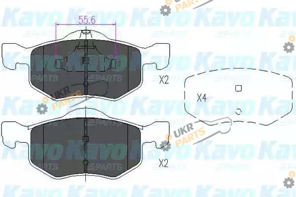 Тормозные колодки KAVO PARTS KBP-4541