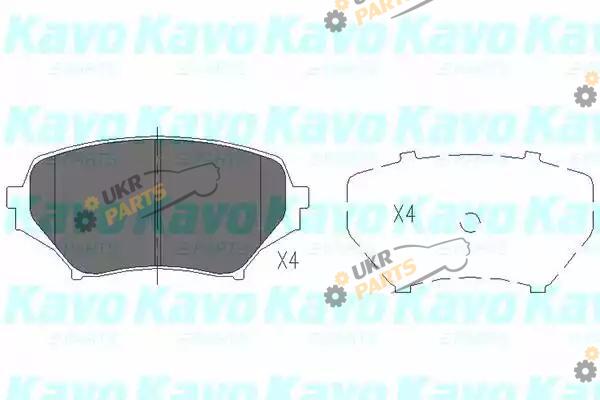 Тормозные колодки KAVO PARTS KBP-4550