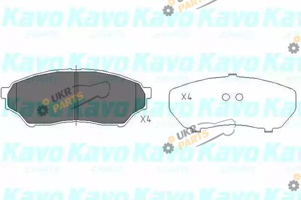 Тормозные колодки KAVO PARTS KBP-5514