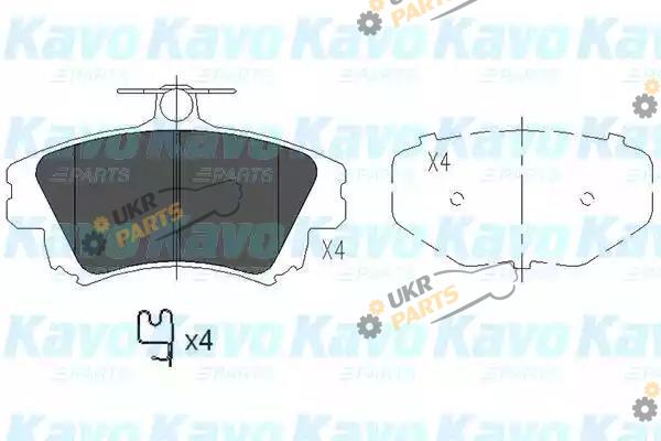 Тормозные колодки KAVO PARTS KBP-5519