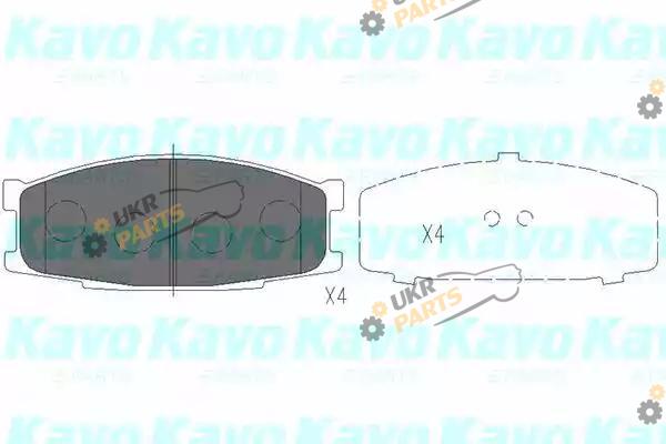 Тормозные колодки KAVO PARTS KBP-5527