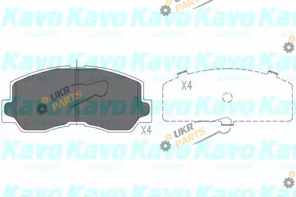 Тормозные колодки KAVO PARTS KBP-5532