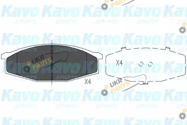 Тормозные колодки KAVO PARTS KBP-6501