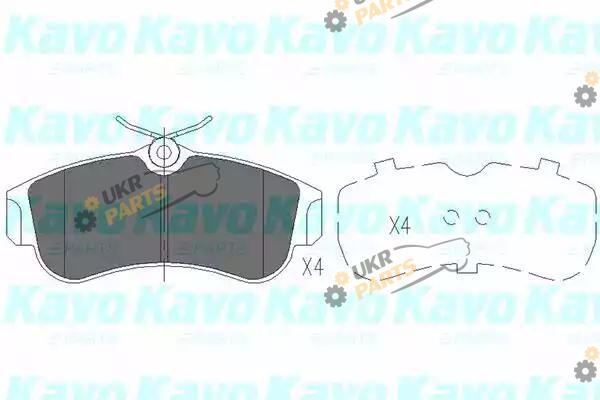 Тормозные колодки KAVO PARTS KBP-6502
