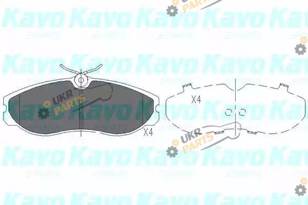Тормозные колодки KAVO PARTS KBP-6506