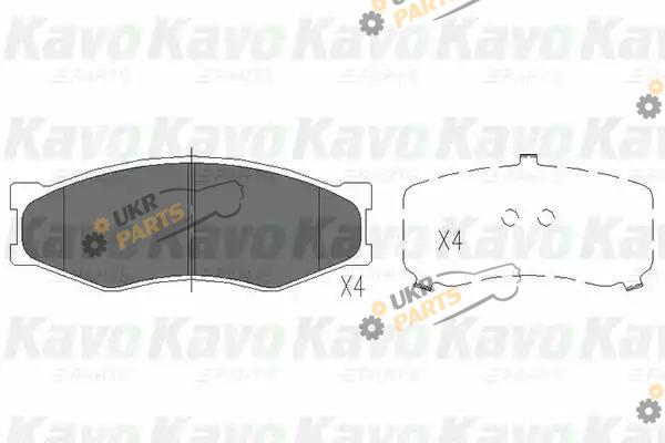 Тормозные колодки KAVO PARTS KBP-6522