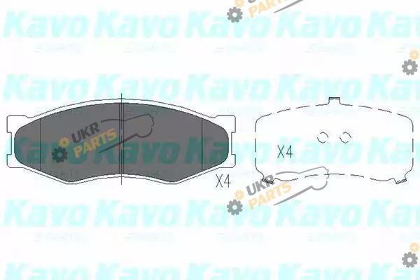 Тормозные колодки KAVO PARTS KBP-6523