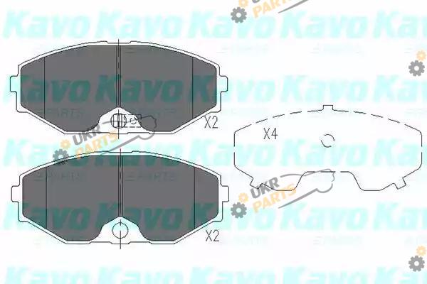 Тормозные колодки KAVO PARTS KBP-6553
