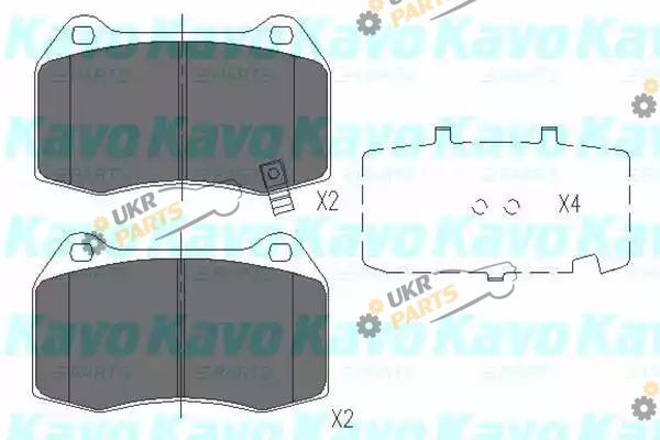 Тормозные колодки KAVO PARTS KBP-6561