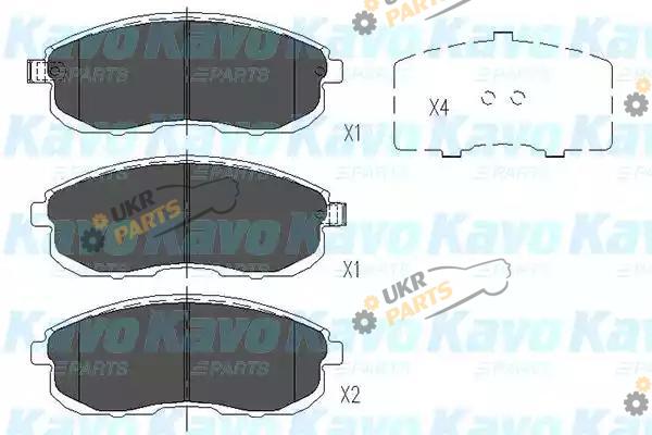Тормозные колодки KAVO PARTS KBP-6579
