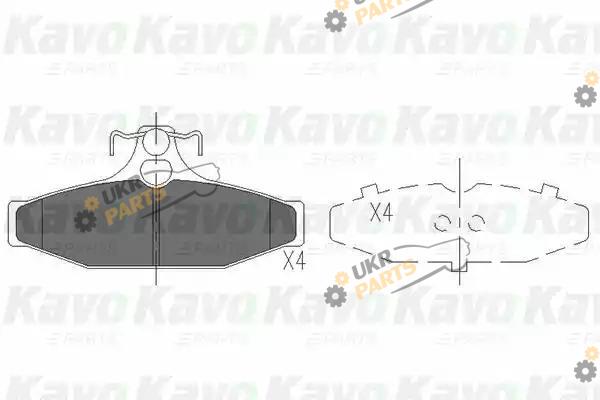 Тормозные колодки KAVO PARTS KBP-7503