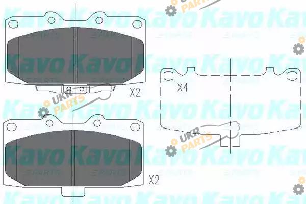Тормозные колодки KAVO PARTS KBP-8003