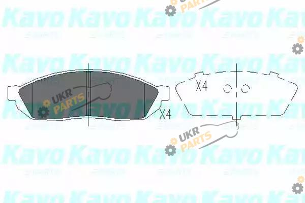 Тормозные колодки KAVO PARTS KBP-8501
