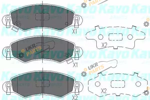 Тормозные колодки KAVO PARTS KBP-8508
