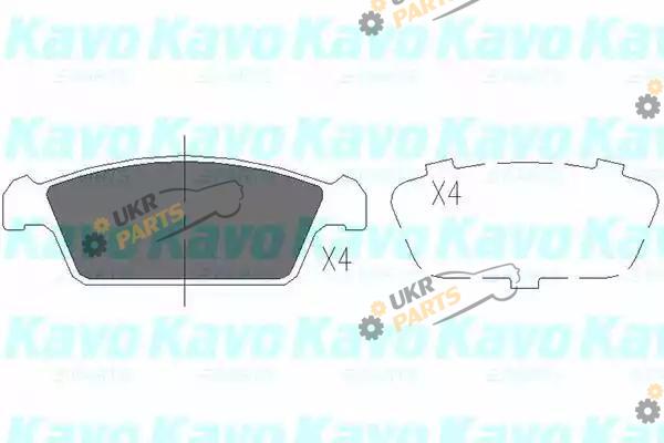 Тормозные колодки KAVO PARTS KBP-8515