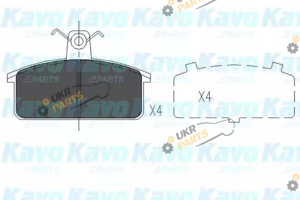 Тормозные колодки KAVO PARTS KBP-8524