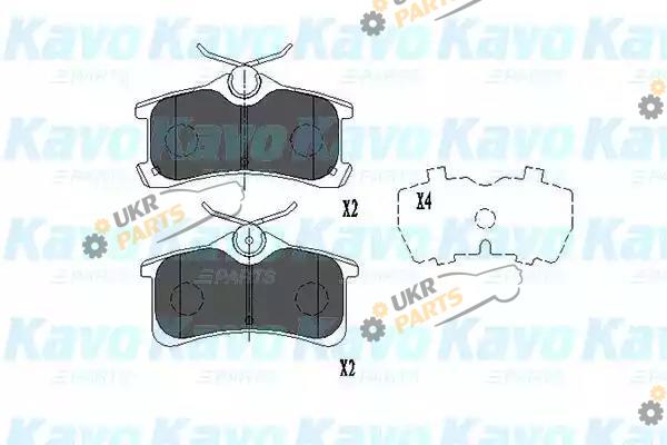 Тормозные колодки KAVO PARTS KBP-9017