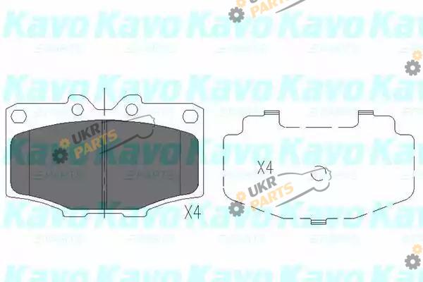 Тормозные колодки KAVO PARTS KBP-9028