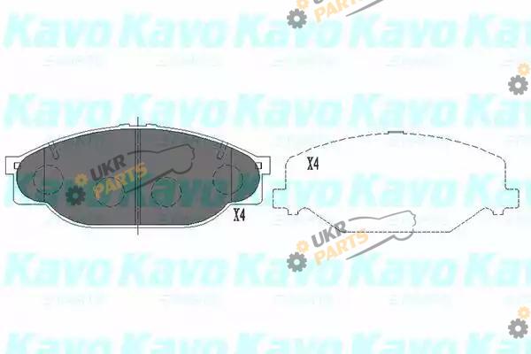 Тормозные колодки KAVO PARTS KBP-9039