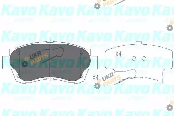 Тормозные колодки KAVO PARTS KBP-9042