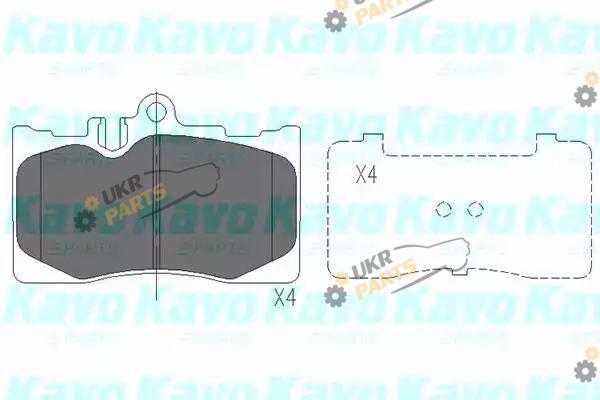 Тормозные колодки KAVO PARTS KBP-9071