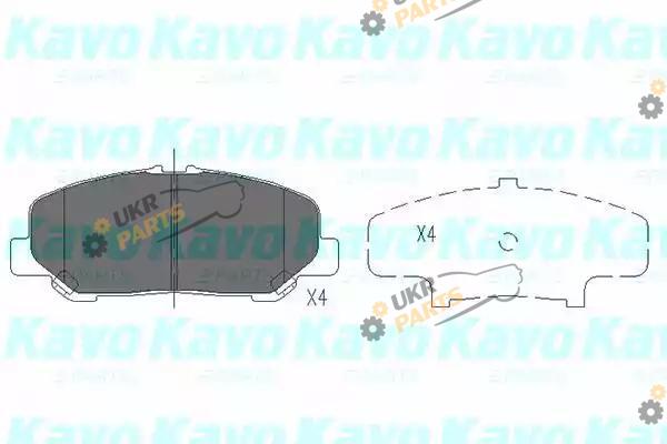 Тормозные колодки KAVO PARTS KBP-9101