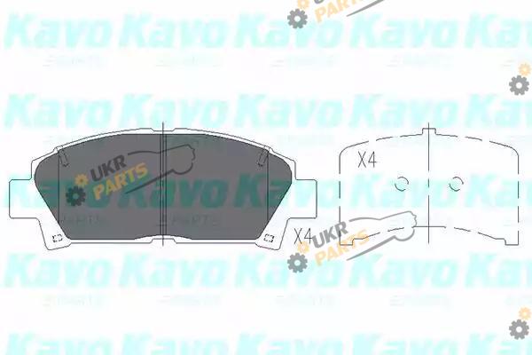 Тормозные колодки KAVO PARTS KBP-9110