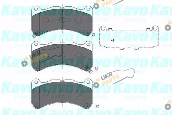 Тормозные колодки KAVO PARTS KBP-9113