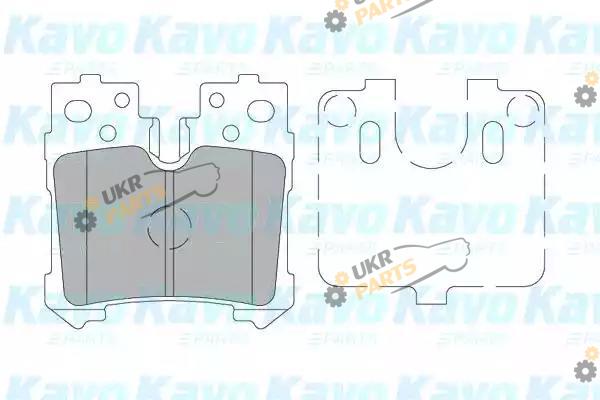 Тормозные колодки KAVO PARTS KBP-9122