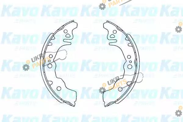Тормозные колодки барабанные KAVO PARTS KBS-1903