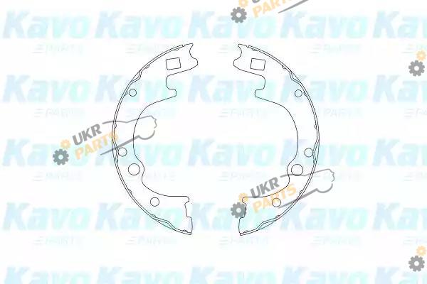 Тормозные колодки барабанные KAVO PARTS KBS-4401