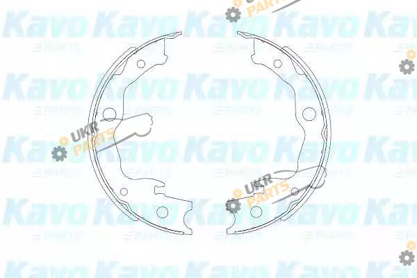 Тормозные колодки барабанные KAVO PARTS KBS-7403