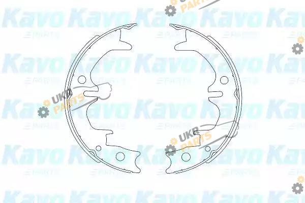 Тормозные колодки барабанные KAVO PARTS KBS-9911
