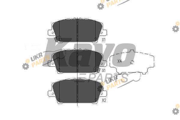 Тормозные колодки KAVO PARTS KBP-2013
