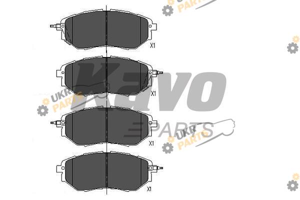 Тормозные колодки KAVO PARTS KBP-8020