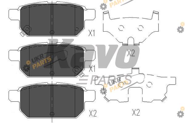 Тормозные колодки KAVO PARTS KBP-8526