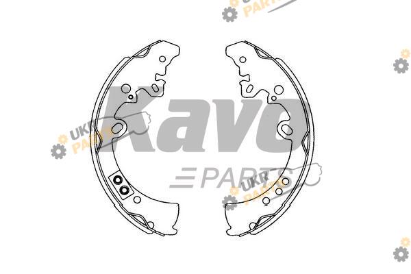Тормозные колодки барабанные KAVO PARTS KBS-9913