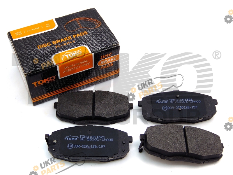 Тормозные колодки TOKO T2104021