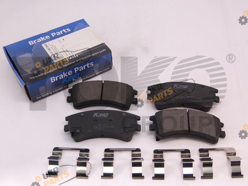 Тормозные колодки KAVO PARTS KBP-4512