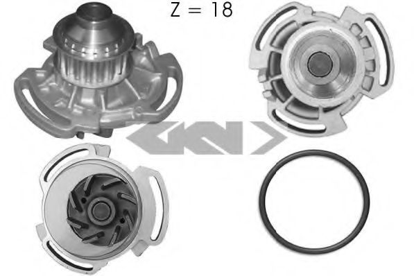 Водяной насос GKN-SPIDAN 60348