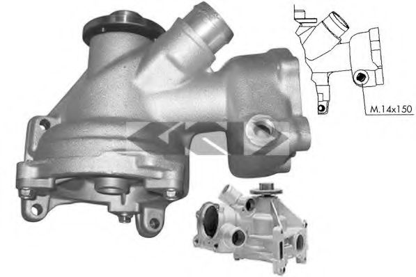 Водяной насос GKN-SPIDAN 60345