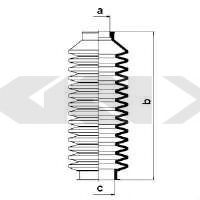 Пыльник рулевой рейки GKN-SPIDAN 83504