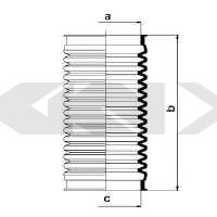 Пыльник рулевой рейки GKN-SPIDAN 83505