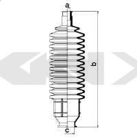 Пыльник рулевой рейки GKN-SPIDAN 83514